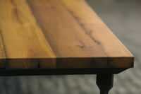 Tischplatte Eiche Altholz